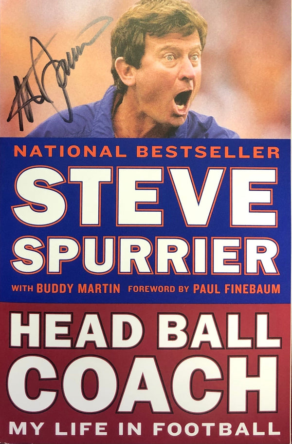 Steve Spurrier Autographed Items – Spurrier's Gridiron Grille
