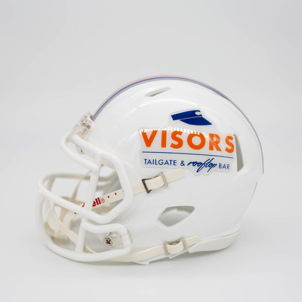 Show your Steve Spurrier and University of Florida fandom with these replica mini-helmets. Each one has authentic restaurant branding and features Coach’s favorite colors.    Option for hand-signed autograph by Head Ball Coach available in every University of Florida color!