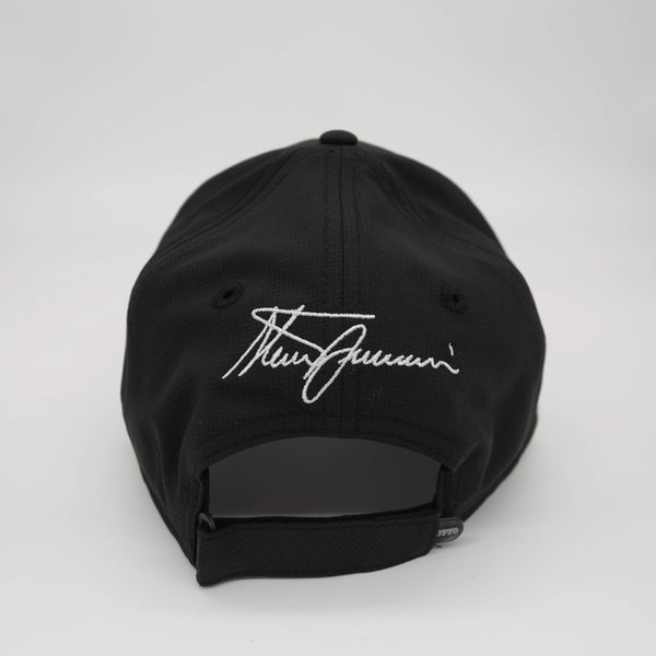 Whilst showing your affection for your favorite restaurant in town, Spurriers Gridiron Grille, look sharp in our logo adjustable Baseball hats. Hats feature Coach Spurrier’s signature on the back and are adjustable to fit all sizes.   Available in Black and White. Option for hand-signed Head Ball Coach autograph.