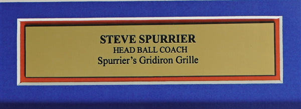 Now you can own a signed copy of the famous wallpaper from Spurrier's Gridiron Grille and Visors Rooftop. Each play featured on the wallpaper was hand drawn by Coach Spurrier himself
