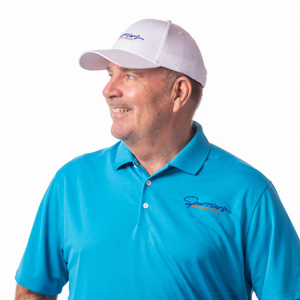 Whilst showing your affection for your favorite restaurant in town, Spurriers Gridiron Grille, look sharp in our logo adjustable Baseball hats. Hats feature Coach Spurrier’s signature on the back and are adjustable to fit all sizes.   Available in Black and White. Option for hand-signed Head Ball Coach autograph.