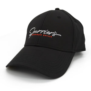 Whilst showing your affection for your favorite restaurant in town, Spurriers Gridiron Grille, look sharp in our logo adjustable Baseball hats. Hats feature Coach Spurrier’s signature on the back and are adjustable to fit all sizes.   Available in Black and White. Option for hand-signed Head Ball Coach autograph.