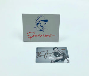 To buy our electronic gift card please click on link provided: Spurrier's Gridiron Grille - Buy eGift Card (toasttab.com)