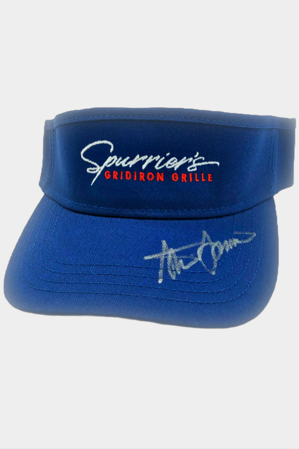 These high quality visors are Coach Spurrier approved. After all, his name is on them. Wear them proudly just like the Head Ball Coach himself. You can even rip them off and slam them to the turf. But we don’t recommend it.